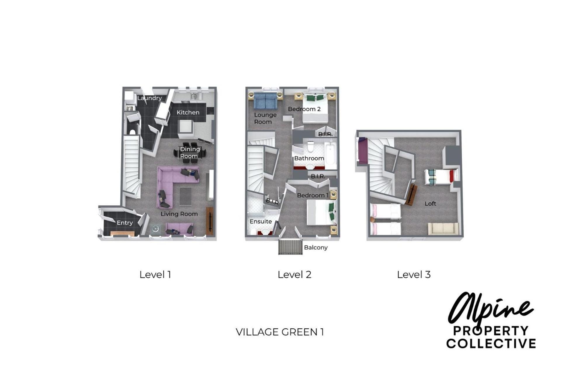 Village Green 2 Bedroom Loft Townhouse With Views Fireplace And Garage Parking เทรดโบ ภายนอก รูปภาพ